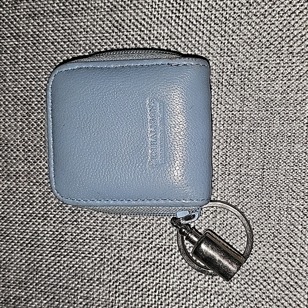 Penhaligon's leather coin purse key ring